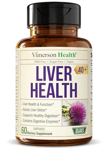Liver Cleanse Detox & Repair - Artichoke Extract Liver Health Formula for Liver Detox - Liver Supplement with Milk Thistle, Turmeric, Ginger, Dandelion, Zinc & more for Optimal Liver Support. 60 pills