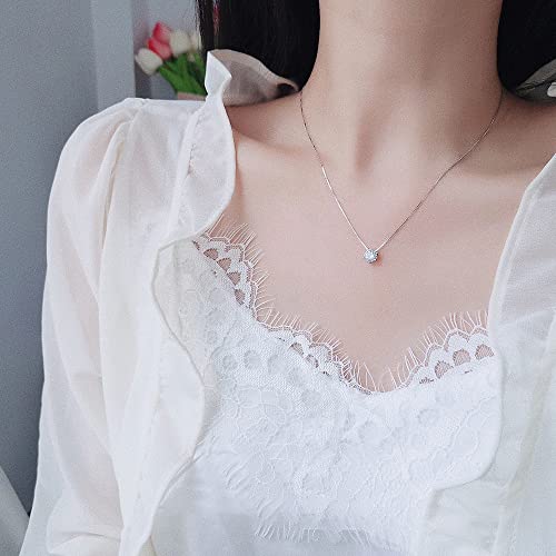 JeeweLife Mother in Law Necklace, Sterling Silver Necklace for Mom, Best Gifts for Mother in Law, Wedding Mother's Day Birthday Gifts