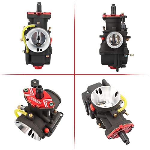 NIBBI Carburetor PWK24mm,fit 125cc—150cc Motorcycle Engine with Carb Jets for DirtBike MiniBike Pit Bike GY6 ATV