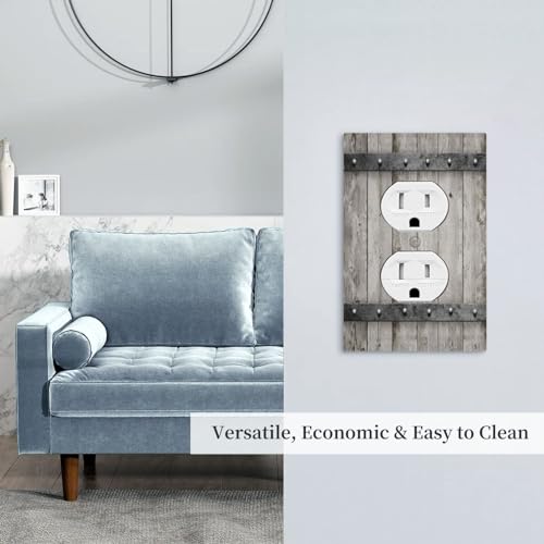 Yellow Orange Sunrise Beach 2 Gang Toggle Rocker Light Switch Cover Decorative Combin Wall Plate Cover Hawaiian Scenery Island Ocean for Bathroom Home Bedroom Art Panel Decor 4.5 X 4.5 In