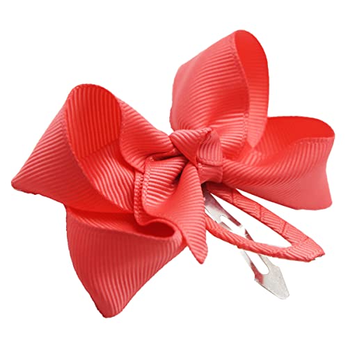 ZOONAI 3 Inch Hair Bows Baby Girl Boutique Hair Clip Teens Toddlers Hair Barrettes Hairpin Headwear - Set of 2 (Deep Blue)