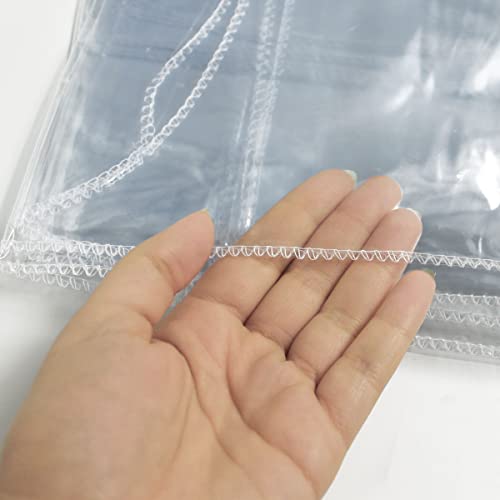 LAMINET Heavy-Duty Deluxe Crystal Clear Vinyl Tablecloth Protector 54" Square
