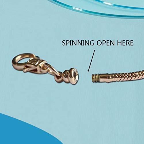 White Birch Fit Pandora O Initial Bracelet for Girls Princess Dream with Cubic Zirconia Infinity Love Heart Charms Valentine's Day Gift for Her