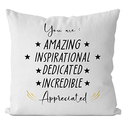 IWXYI Inspirational Gifts for Women,Inspirational You are Pillow Cover 18x18,Positive Cushion Pillow Case Home Decoration,Decorative Pillowcase for Home Decor