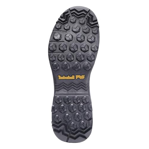 Timberland PRO Men's Switchback 6 Inch Composite Safety Toe Waterproof Industrial Hiker Work Boot, Brown Turkish Coffee/Red-2024 New, 11