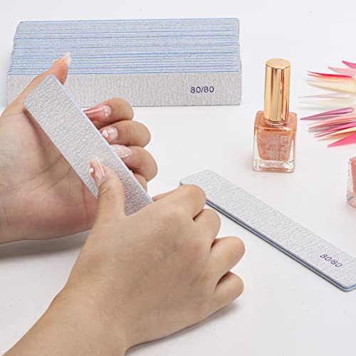 25 Count Nail Files for Natural Nails 320 Grit Fine Grit Nail Buffers for Buffing and Smoothing Nails