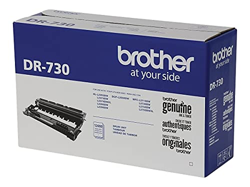 Brother Genuine DR730 Drum Unit, Up To 12,000 Page Yield Black