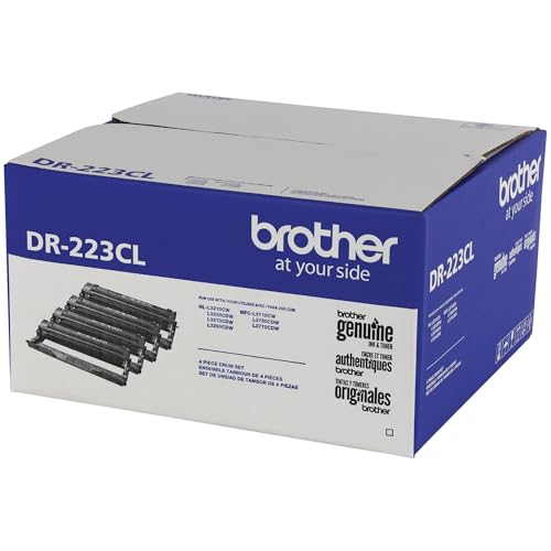 Brother Genuine -Drum Unit, DR223CL, Seamless Integration, Yields Up to 18,000 Pages,Black