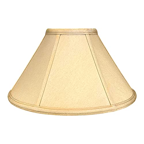 Royal Designs, Inc. Empire Lamp Shade, BS-706-12LNBG-2, Linen Beige, 4.5 x 12 x 7.5, Set of 2