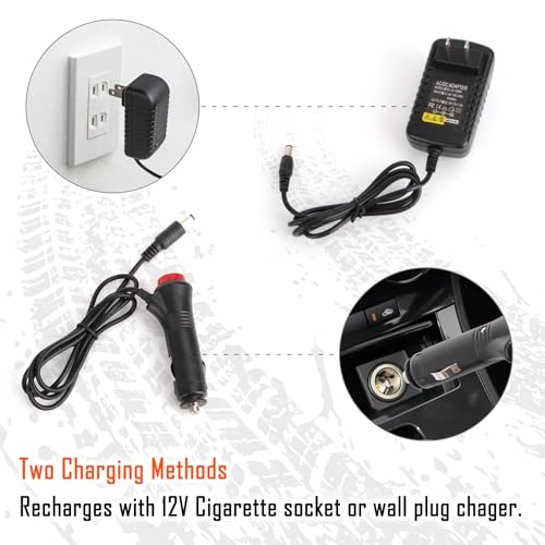 LE-JX Amber/White Wireless Rotating Beacon Orange Battery Led Strobe Warning Light Roof Top Plow Hazard Flash Emergency Lights 12V with Magnetic Base Mount and Rechargeable Plug(Yellow/White, 18 LED)