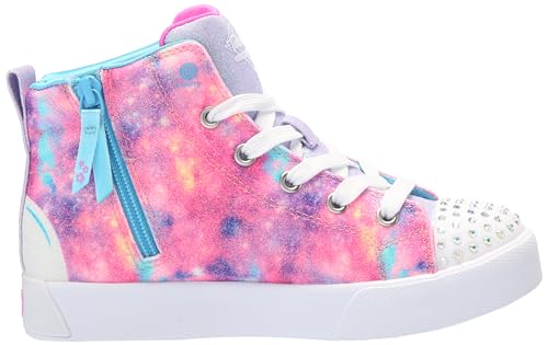 Skechers Girls Twinkle Magic Sneaker, Navy/Multi, 10 Toddler