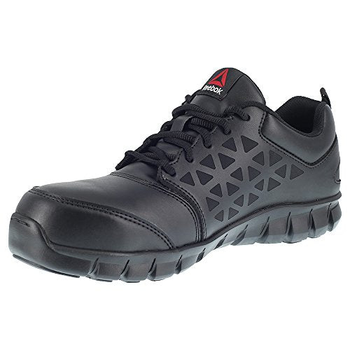 Reebok mens Sublite Work Safety Toe Athletic Work Industrial Construction Shoe, Black, 6.5 US