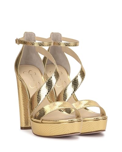 Jessica Simpson Women's ILEY Sandal-Platform, Natural, 10
