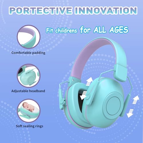 Qozybuds Noise Cancelling Headphones for Kids, SNR 29dB Safety Noise Reduction Ear Muffs for Event/Concert