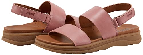 Earth® Women's LEAH Flat Sandal, Beige 210, 11 M
