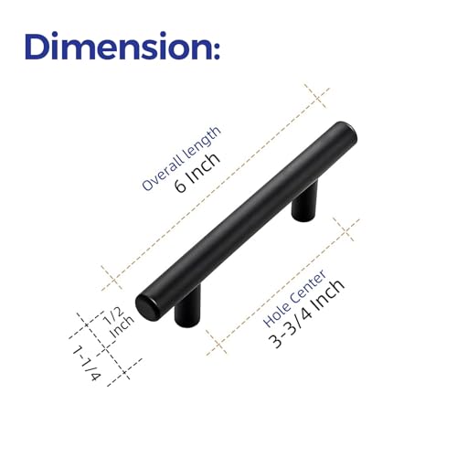 Ravinte 45 Pack | 6'' Cabinet Pulls Satin Nickel Stainless Steel Kitchen Drawer Pulls Cupboard Pulls Brushed Nickel Cabinet Handles 6”Length with 3.75” Hole Center