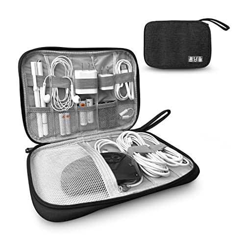 ToolBay Electronics Charger Organizer - Travel Cable Case for Cords, Chargers, and Tech Accessories