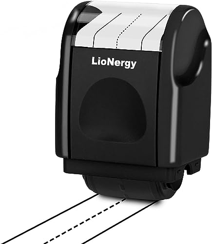 LioNergy Dashed Handwriting Line Roller Stamp, Handwriting Practice Learning Tool - Black