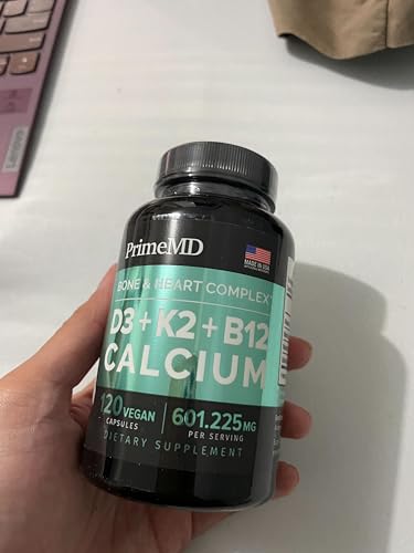 4-in-1 Calcium Supplements for Women and Men - Calcium with Vitamin D3 K2 5000 IU Supplement, 601mg per Serving for Heart, Bones & Body Defenses - Gluten-Free, Vegan-Friendly (240 ct)
