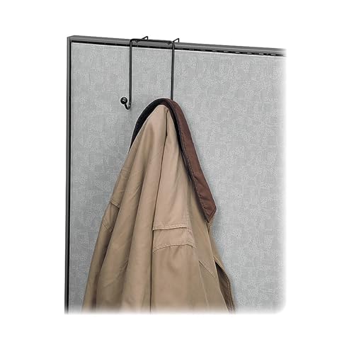 Fellowes FEL75510 Wire Partition Additions Double Coat Hook (75510)
