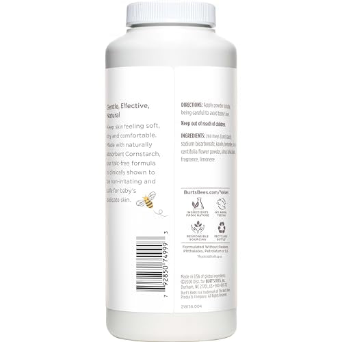 Burt's Bees Baby 100% Natural Dusting Talc-Free Baby Powder, 7.5 Oz
