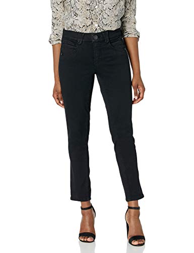 Democracy Women's Petite Ab Solution Crop, Black, 4P