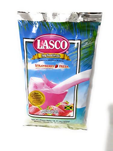 Lasco Soy Food Drink 400 grams, Strawberry