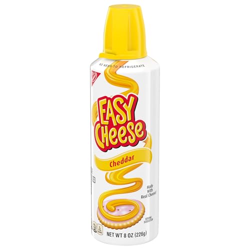 Easy Cheese Cheddar Cheese Snack, 8 oz