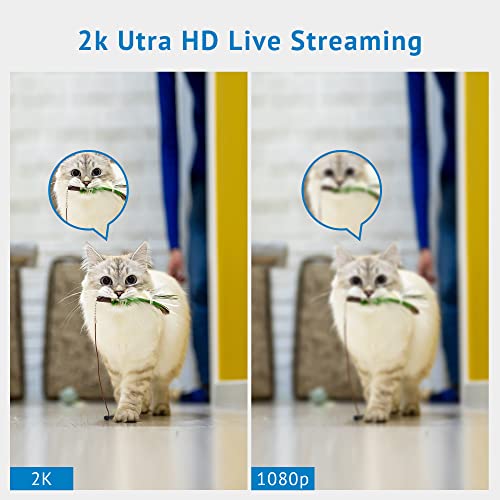 LaView 5G& 2.4GHz Security Cameras 4pcs, Home Security Camera Indoor 1080P, Wi-Fi Cameras Wired for Pet, Motion Detection, Two-Way Audio, Night Vision, Works with Alexa, iOS & Android & Web Access