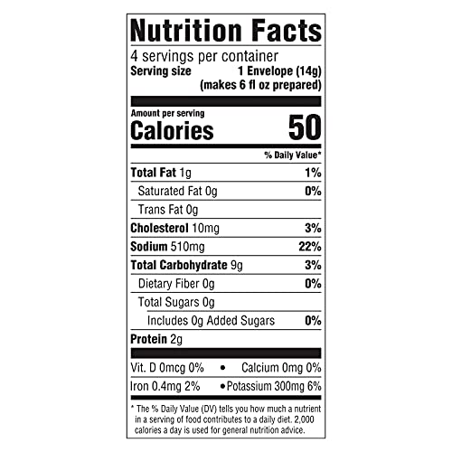 SOUP SECRETS Lipton Cup-a-Soup Instant Soup For a Warm Cup of Chicken Noodle Soup Made With Real Chicken Broth Flavor 1.8 oz 4 ct, Pack of 12