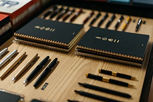 Topdrawer Romeo Japanese Notebook, Spiral Bound, A5 (5.8" x 8.3"), Dotted, 140 pages