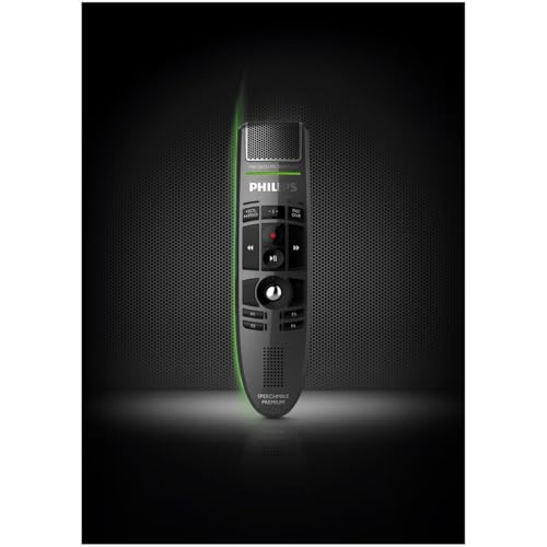 Philips SpeechMike Premium Dictation USB Microphone, Push-Button