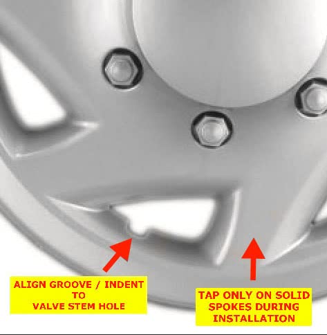 Hubcaps.com - Premium Quality 16" Silver Hubcaps/Wheel Covers fits Ford Van, One-Piece Heavy Duty Construction (Set of 4)