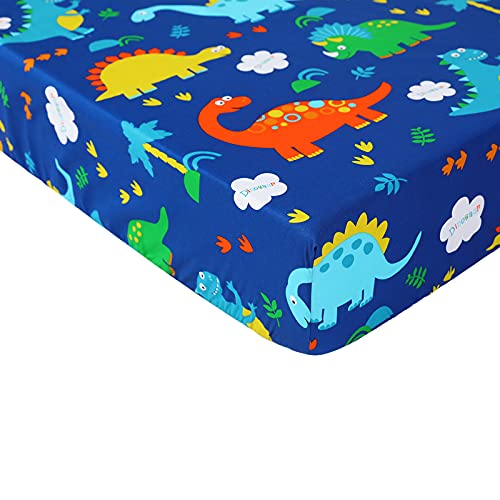 UOMNY Crib Sheet Halloween Fitted Crib Sheets Owl Baby Sheet for Standard Crib and Toddler Mattresses Nursery Bedding Sheet Crib Mattress Sheets for Boys and Girls 1 Pack Space Toddler Sheet