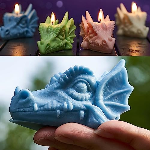 2 Pack Bell Orchid Mold Cylinder Orchid Mold Cylinder Candle Mold Resin Casting Mold Resin Making Molds Silicone Mold for Candle Home Decorate Mold Candle Making Mold 3D Animal Mold