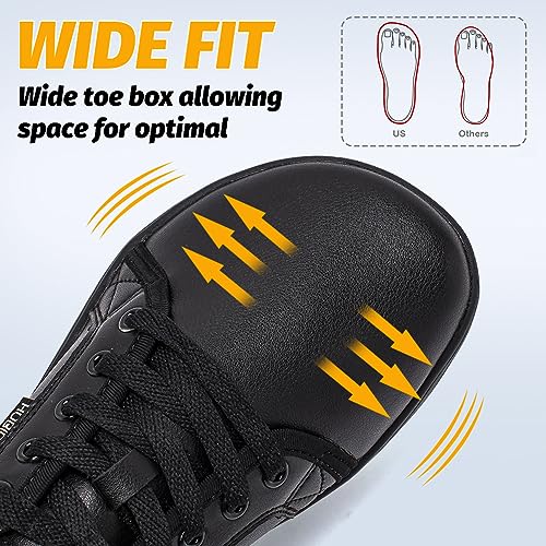 HOBIBEAR Women's Fashion Sneakers Barefoot Shoes Men Minimalist Zero Drop Sole Wide Width Casual Walking Shoes Lightweight Comfortable Brown