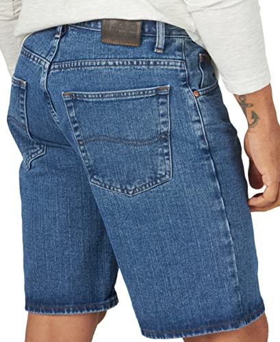 Lee Men's Regular Fit Denim Short, Pepper Stone, 31