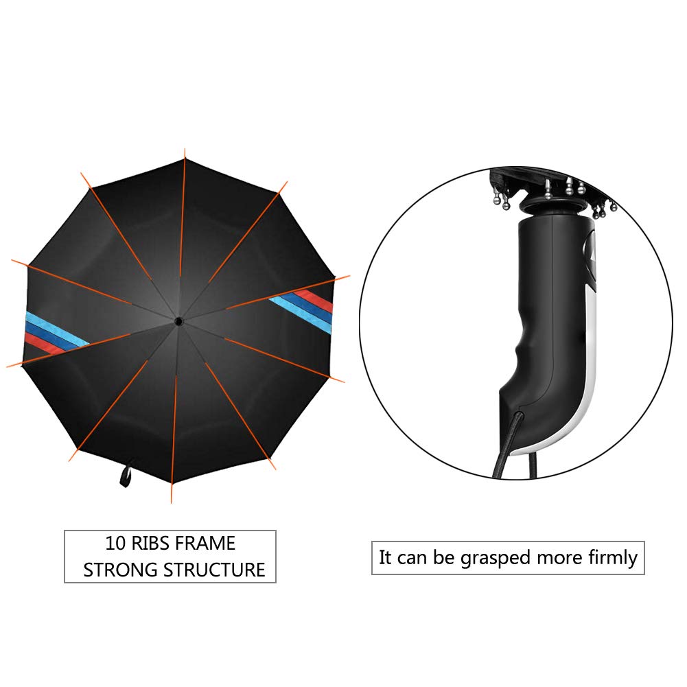 OYADM UV Windproof Sun Umbrella,10 Ribs Automatic Open/Close Umbrella,Fast Drying Waterproof Reinforced,With exquisite packaging