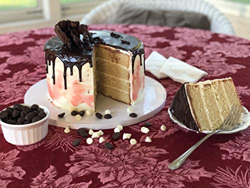 16 Inch Cake Board Drums Round, 6-Pack, Gold, Sturdy 1/2” Thick for Heavy Or Multi-Tiered Cakes