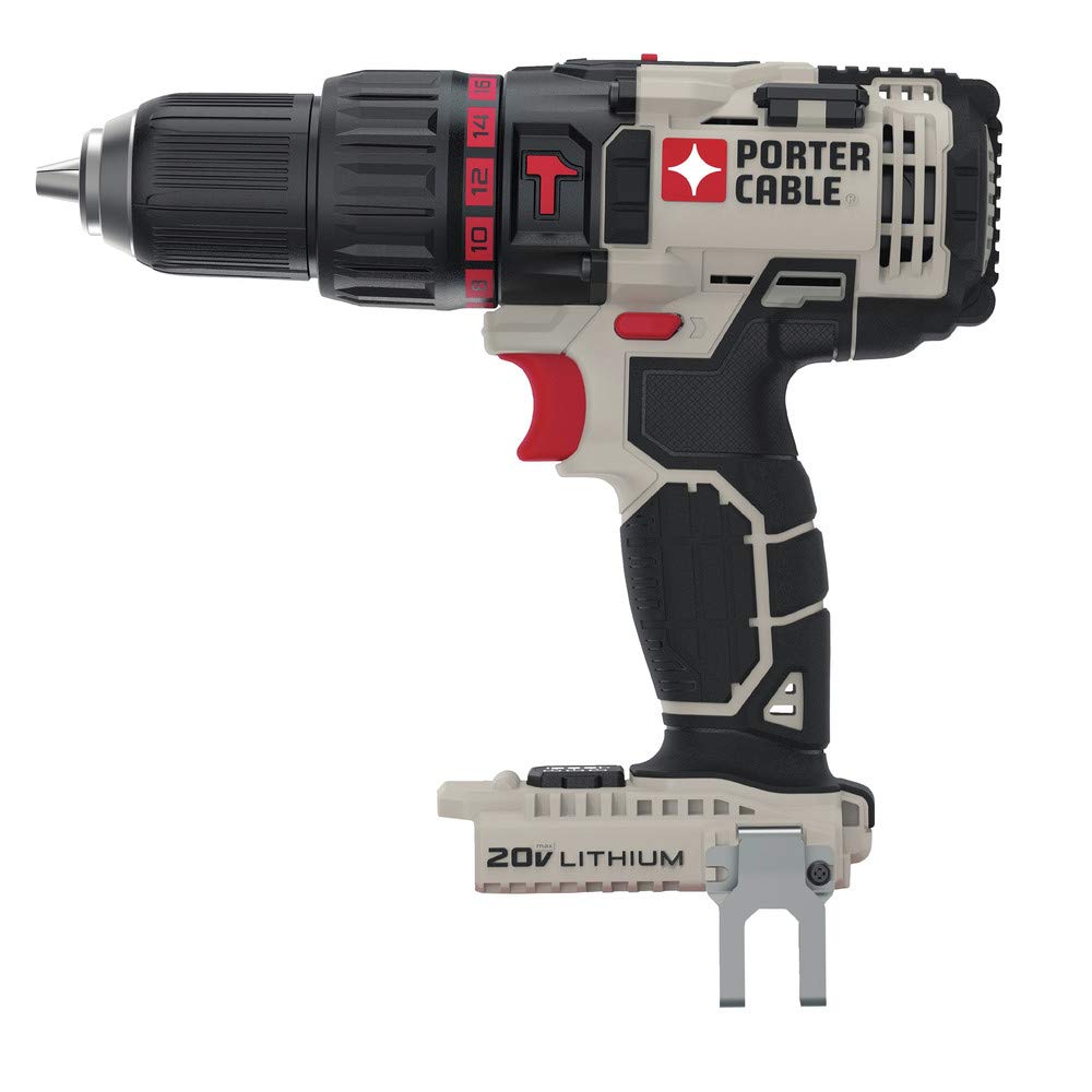 PORTER-CABLE 20V MAX* Hammer Drill, Tool Only (PCC620B)