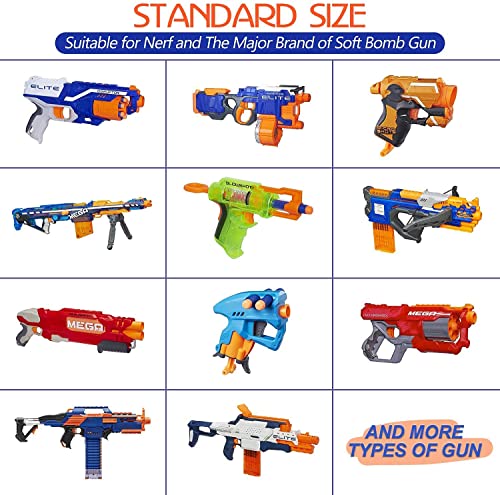 Blaster Darts, 300 Pack Refill Bullets for Nerf N-Strike Elite, Toys Foam Blasters for Boys Party Favors