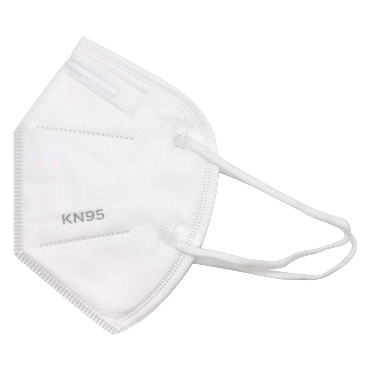 RightCare KN95 Protective Face Mask (Non-Medical) with Ear Loops and Shapeable Nose Bridge, Universal Size 10ct Pack
