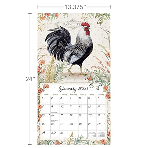 LANG PROUD ROOSTER™ 2023 WALL CALENDAR