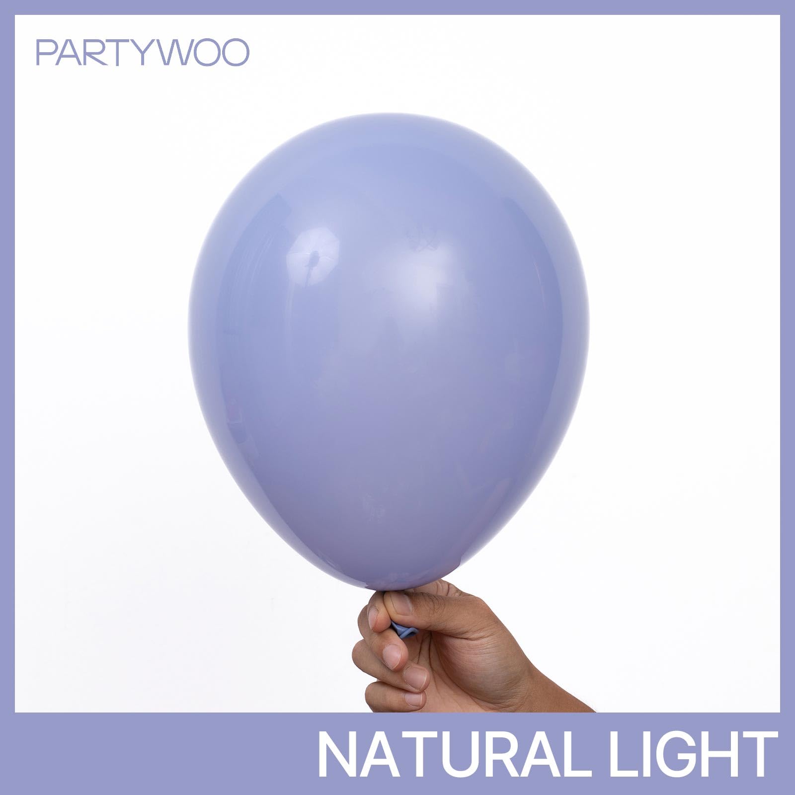 PartyWoo Dusty Purple Balloons 140pcs Different Sizes of 18 12 10 5 Inch Lavender Lilac Boho Neutral Balloon Arch Kit for Graduation Baby Shower Cat Tornado Birthday Party Decorations Purple-F49