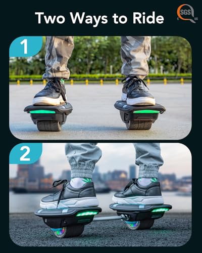 Gyroshoes S300 Hovershoes Electric Hoverboard with LED Lights,UL2272 Certificated Self Balancing Scooters Hovershoes for Kids and Adults