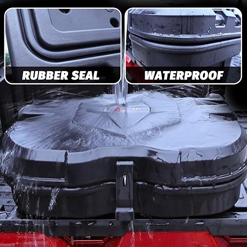 StarknightMT Waterproof UTV Bed Box 6GAL Compatible with Polaris Ranger 1000 900 570 500/Ranger XP/General 1000 2016-2023 Ranger 1000 Accessories UTV Tool Box