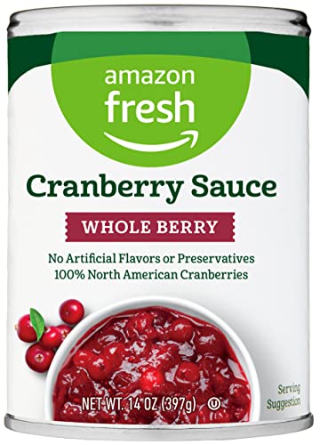 Amazon Fresh, Cranberry Sauce Whole Berry, 14 Oz