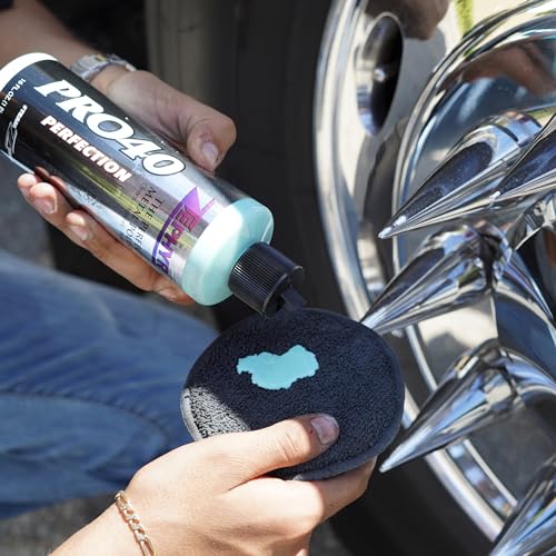 Zephyr Pro-40 The Perfect Metal Polish. for Chrome, Stainless Steel, Aluminum, Brass, Copper, Silver and Magnesium, Made in U.S.A. (8oz)