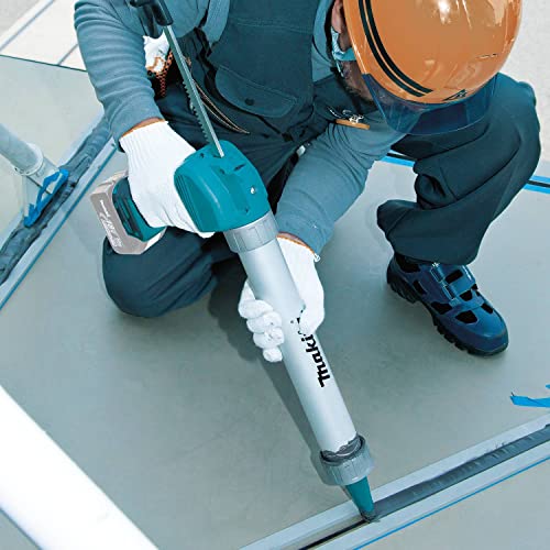 Makita XGC01ZB 18V LXT Lithium-Ion Cordless 20 oz. Barrel Style Caulk & Adhesive Gun, Tool Only, Silver/Blue/Black, 20-Ounce