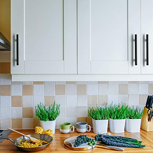 Ravinte 60 Pack 6 inch Cabinet Pulls Brushed Nickel Stainless Steel Kitchen Cupboard Handles Cabinet Handles, 3.5 inch Hole Center